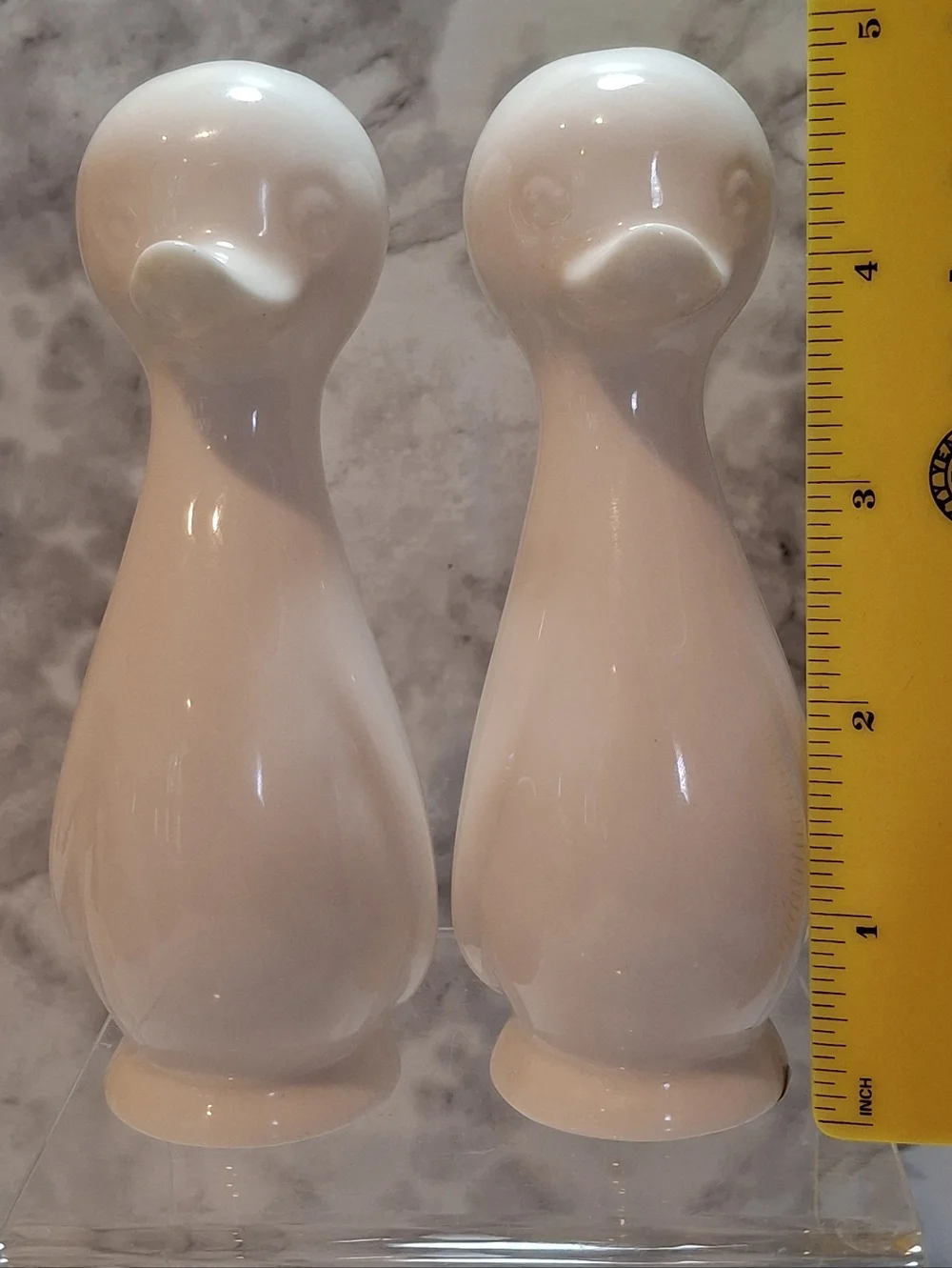 Vtg 60s 70s Japan Holt Howard Ceramic Duck Salt & Pepper Shakers Birds Fowl
